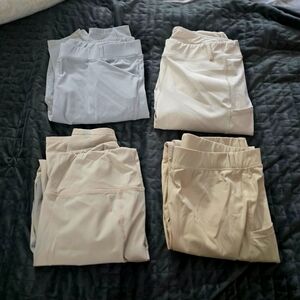 Lot of tan riding tights, XXL
